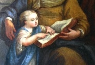 Curso de latim_Niño Jesús aprende a leer - Ig. S. Rita_Niza_Nice_France
